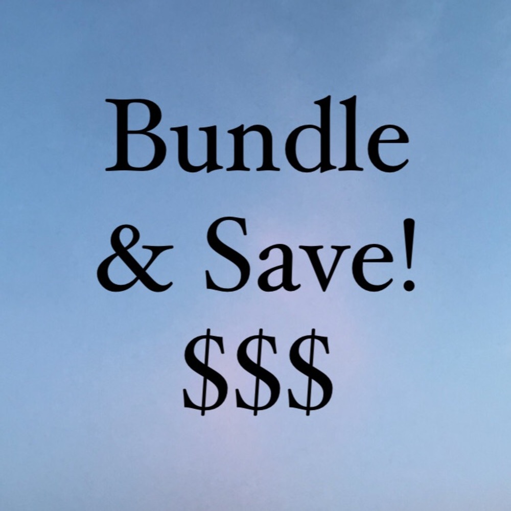 5% off 2+ items, but I may discount more!